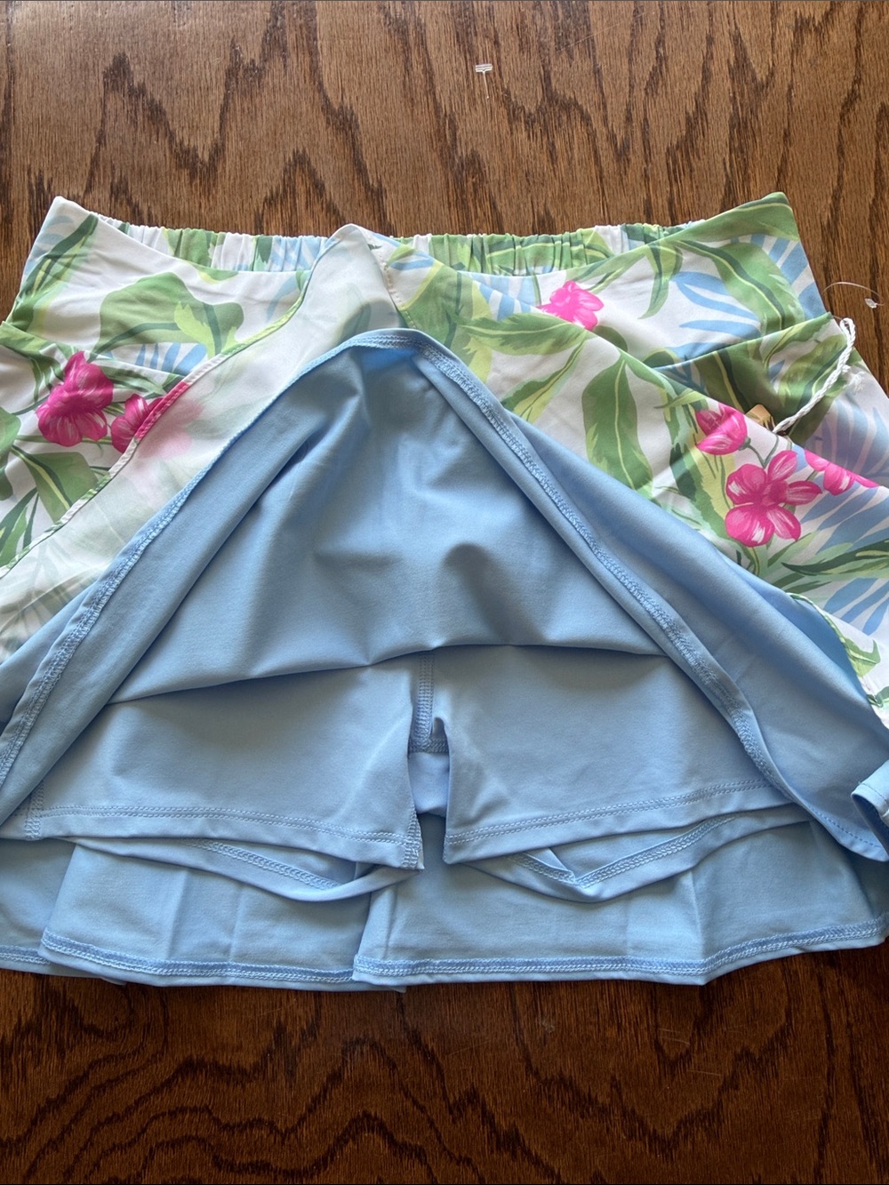 Tommy Bahama Pink & Green Tropical Floral Skort - Picture 4 of 7